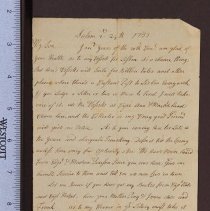 James Jeffry to his son